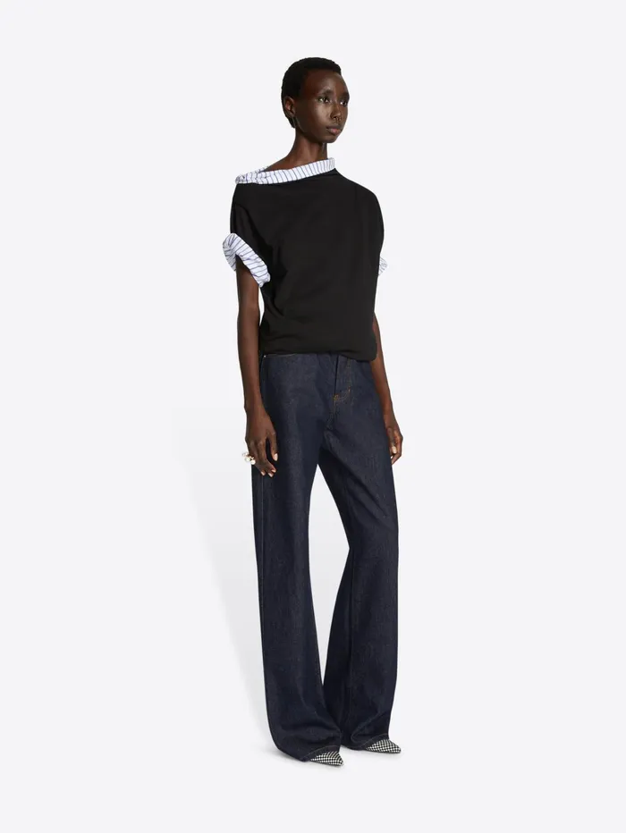 Women Dries Van Noten Pants Wide Jeans