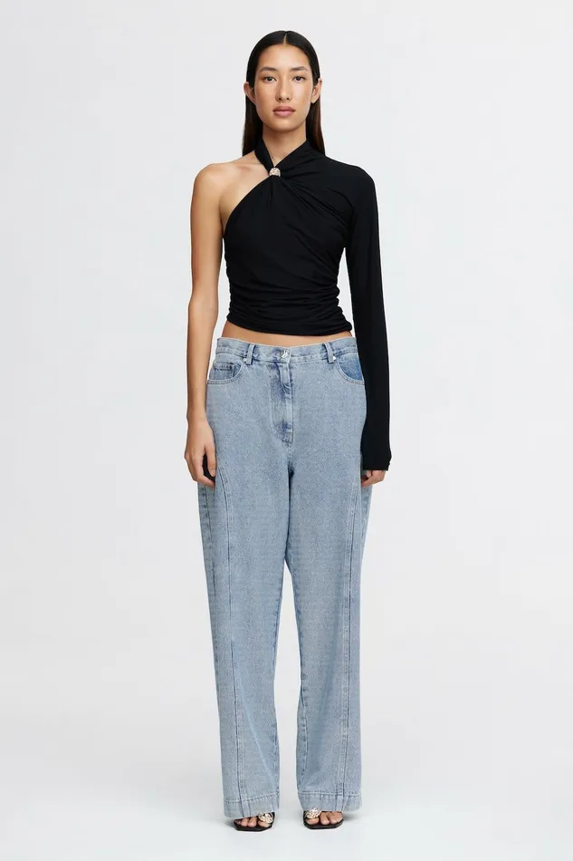 Women DURFORD JEAN Powder Blue Wash Acler Pants