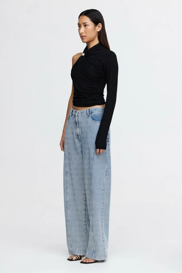 Women DURFORD JEAN Powder Blue Wash Acler Pants