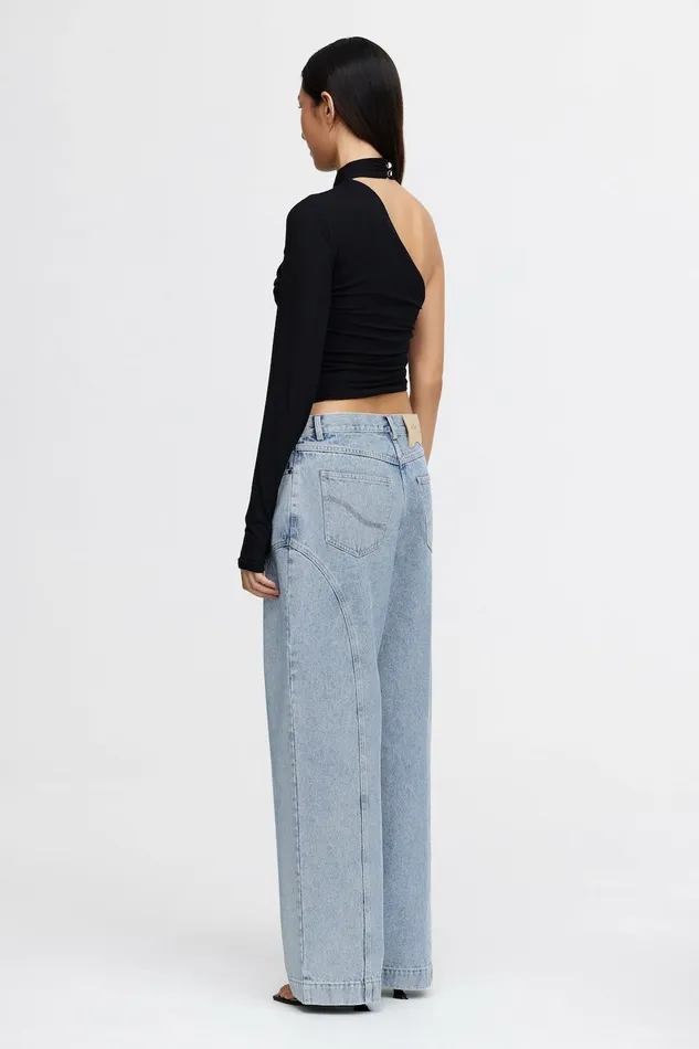 Women DURFORD JEAN Powder Blue Wash Acler Pants