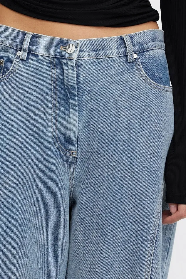 Women DURFORD JEAN Powder Blue Wash Acler Pants