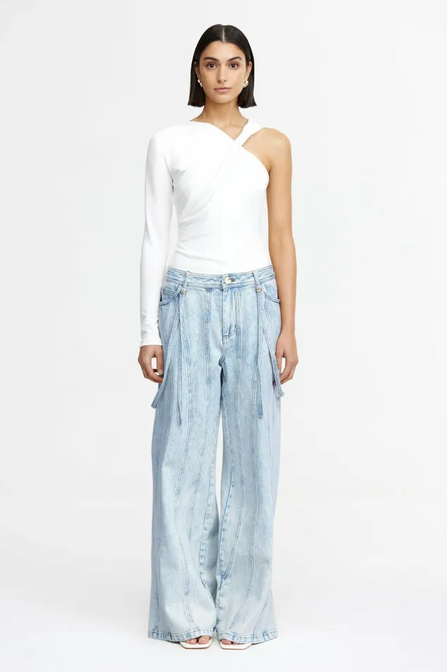 Women EAGLETON JEAN Ice Blue Acler Pants