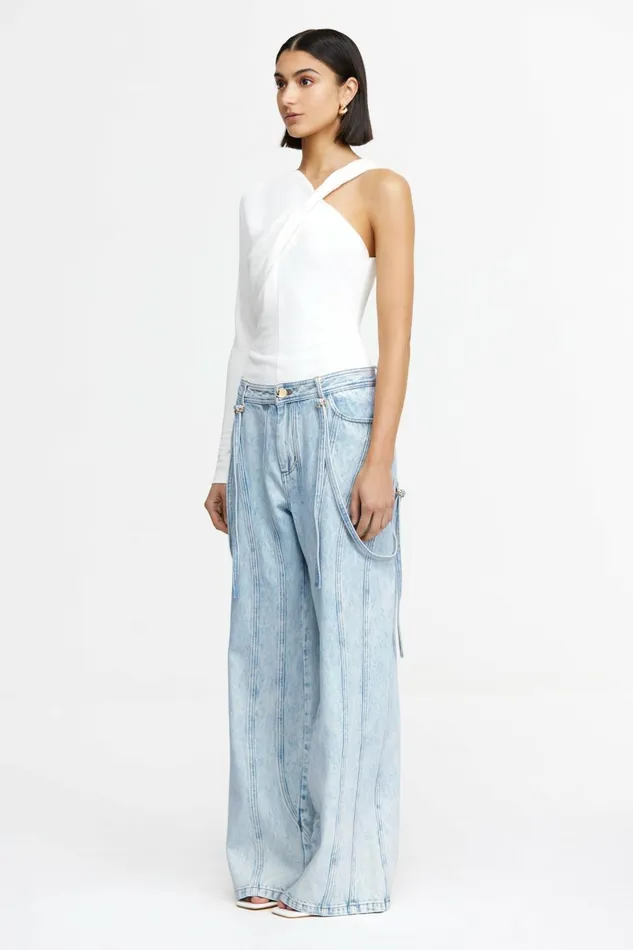 Women EAGLETON JEAN Ice Blue Acler Pants