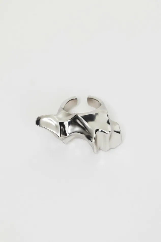 Women ELFORD DOUBLE RING Silver Acler Jewellery