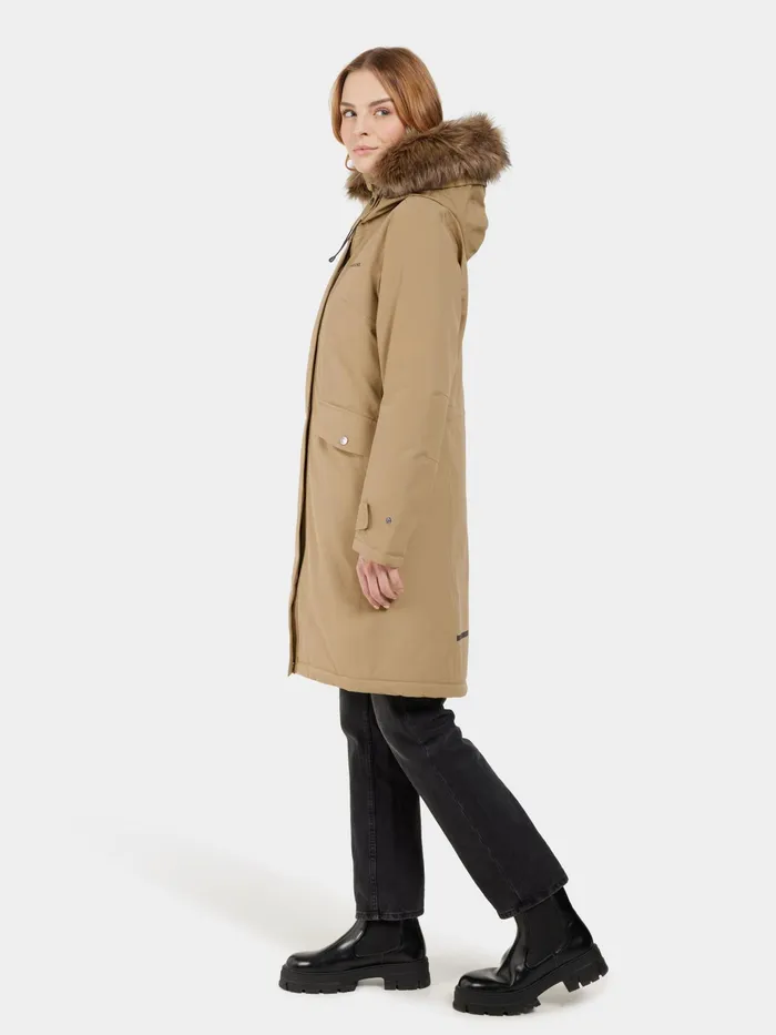 Women Erika Parka Wood Didriksons Autumn Jackets