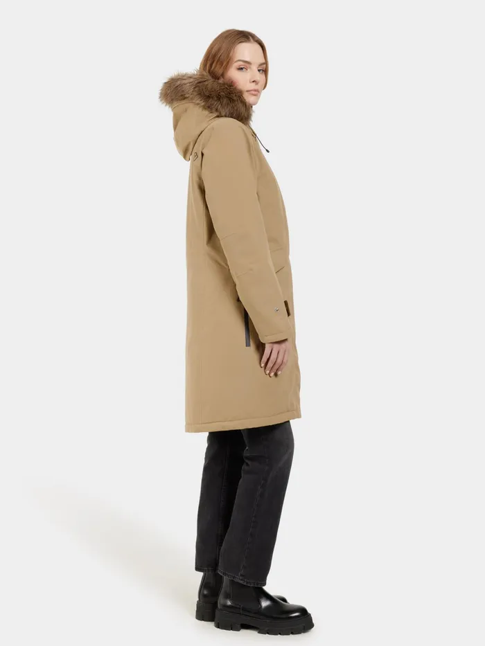 Women Erika Parka Wood Didriksons Autumn Jackets