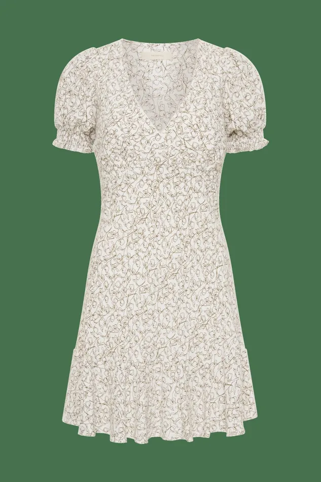 Women Faithfull The Brand Dresses Aurelia Mini Dress Calla Umber