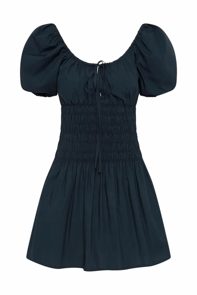 Women Faithfull The Brand Dresses Beatrice Mini Dress Navy