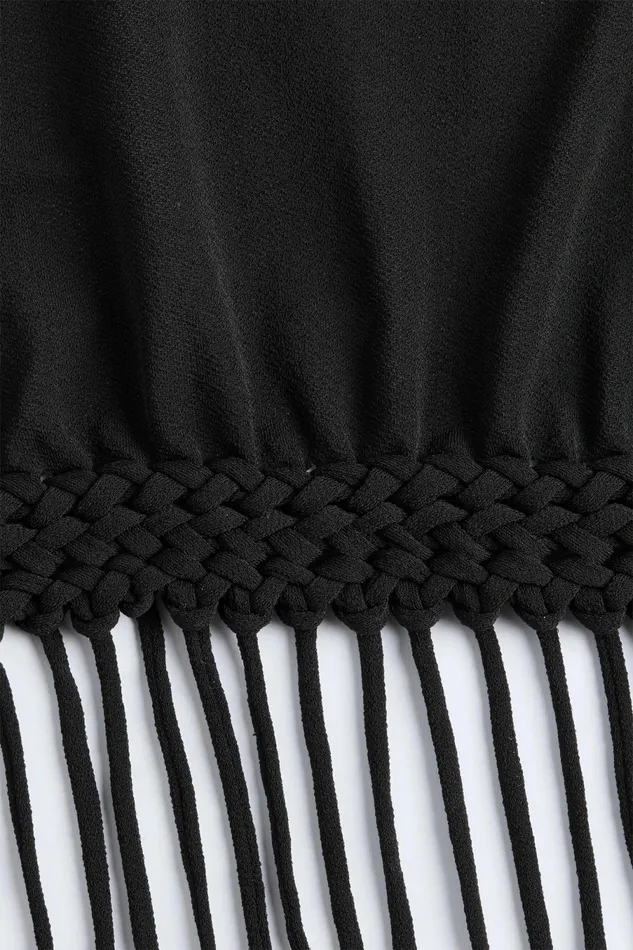 Women Faithfull The Brand Dresses Bijou Asymmetric Dress Black