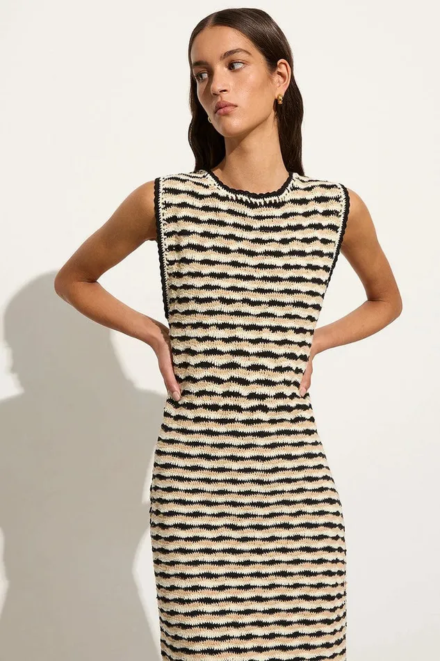 Women Faithfull The Brand Dresses La Lune Handmade Crochet Dress Novara 8211 Faithfull The Brand