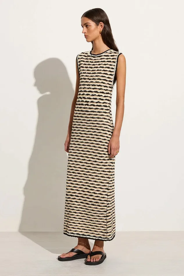 Women Faithfull The Brand Dresses La Lune Handmade Crochet Dress Novara 8211 Faithfull The Brand