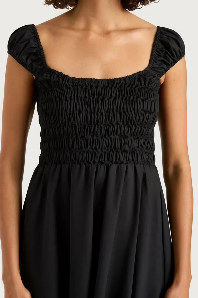 Women Faithfull The Brand Dresses Lene Mini Dress Black