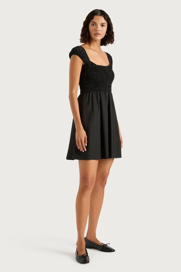 Women Faithfull The Brand Dresses Lene Mini Dress Black