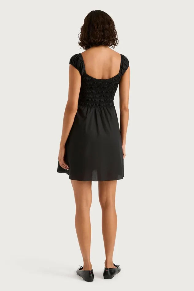 Women Faithfull The Brand Dresses Lene Mini Dress Black