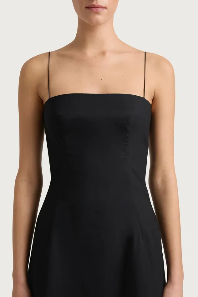 Women Faithfull The Brand Dresses Ostano Midi Dress Black