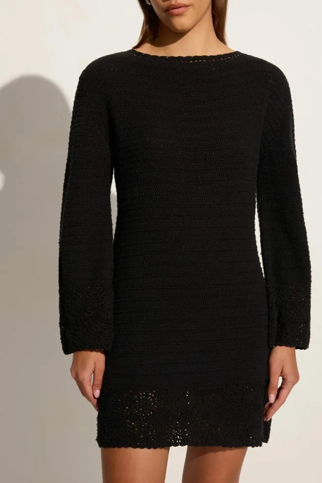Women Faithfull The Brand Dresses Ruia Handmade Crochet Dress Black 8211 Faithfull The Brand Women Faithfull The Brand Dresses Ruia Handmade Crochet Dress Black 8211 Faithfull The Brand
