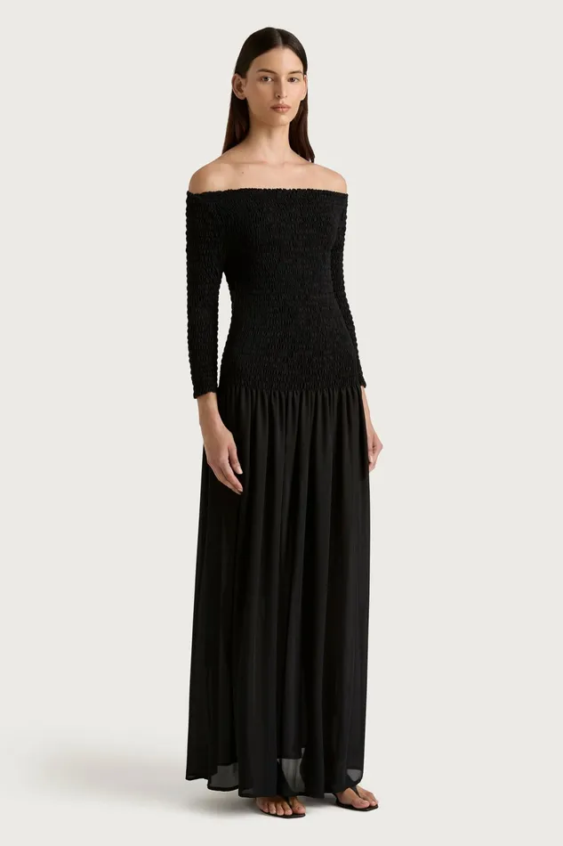 Women Faithfull The Brand Maxi Dresses Amandine Maxi Dress Black