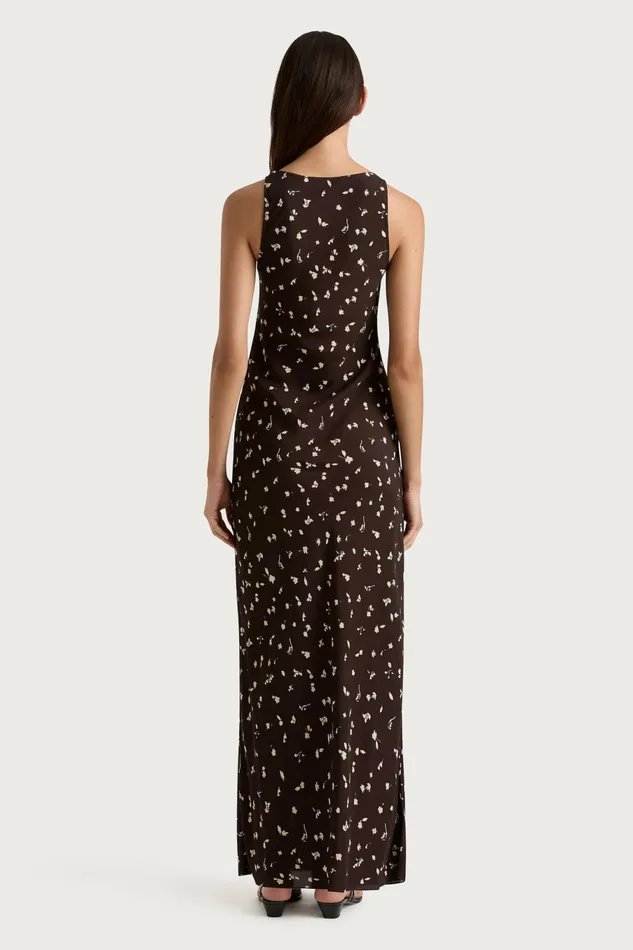 Women Faithfull The Brand Maxi Dresses Silya Maxi Dress Clover Brown