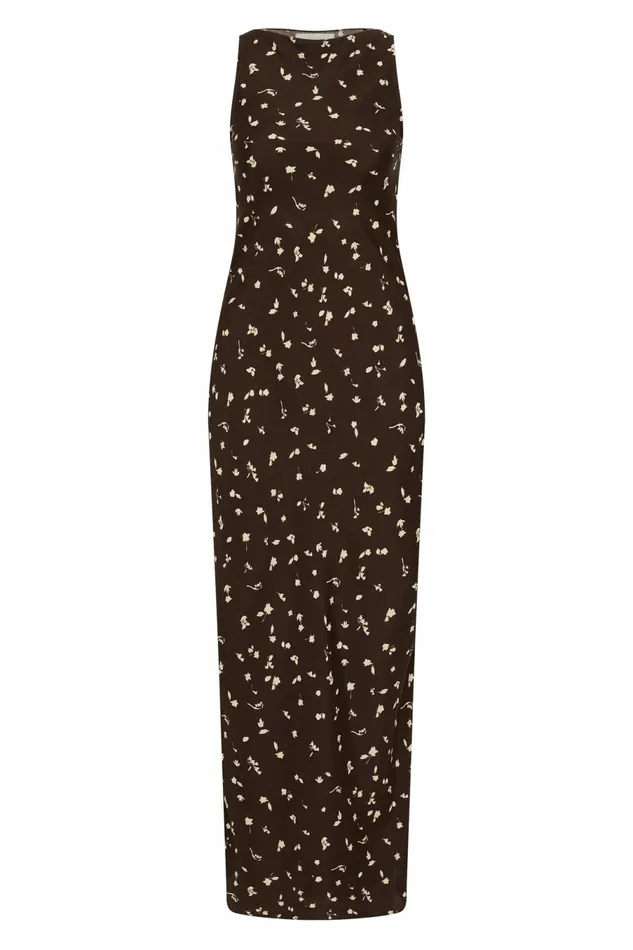 Women Faithfull The Brand Maxi Dresses Silya Maxi Dress Clover Brown