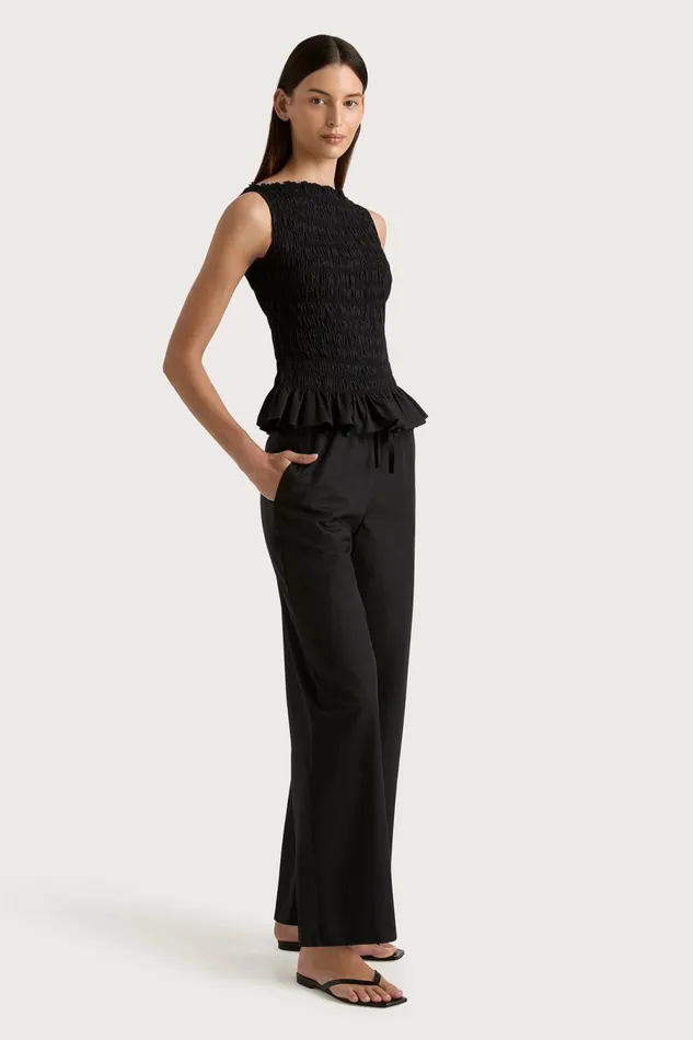 Women Faithfull The Brand Pants Aleza Pant Black