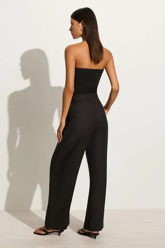 Women Faithfull The Brand Pants Cedros Pant Black 8211 Faithfull The Brand
