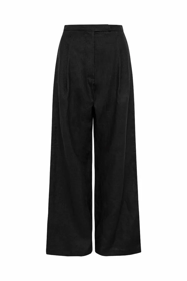 Women Faithfull The Brand Pants Cedros Pant Black 8211 Faithfull The Brand