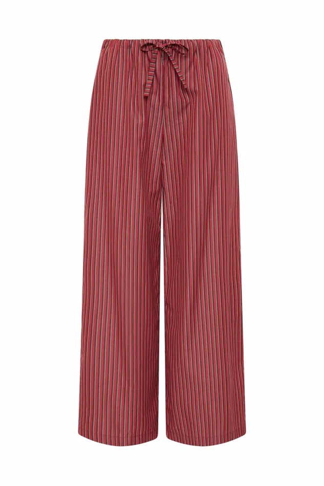 Women Faithfull The Brand Pants Freja Pant Wine Stripe