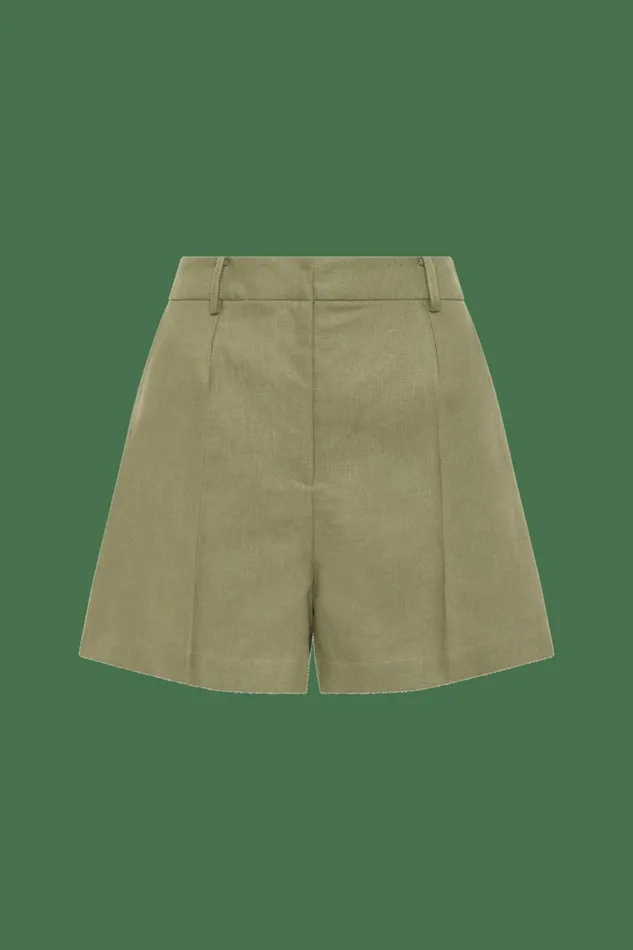 Women Faithfull The Brand Skirts and Shorts Antibes Short Khaki