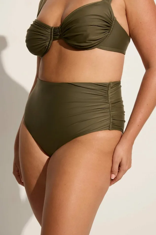 Women Faithfull The Brand Swim Bianca Bikini Bottoms Khaki 8211 Faithfull The Brand