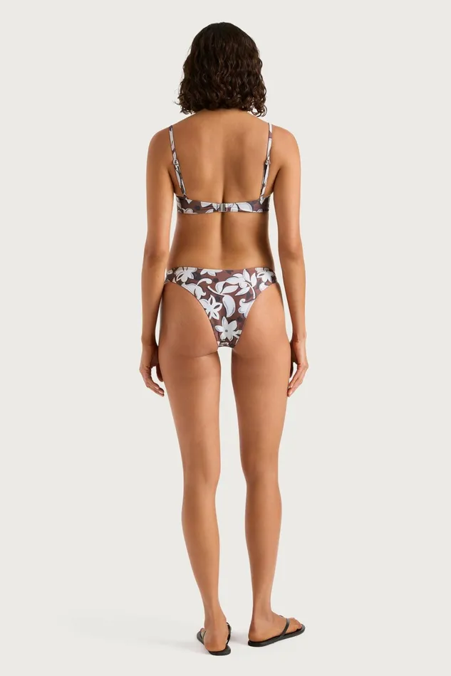 Women Faithfull The Brand Swim Farrah Bikini Top Plumeria