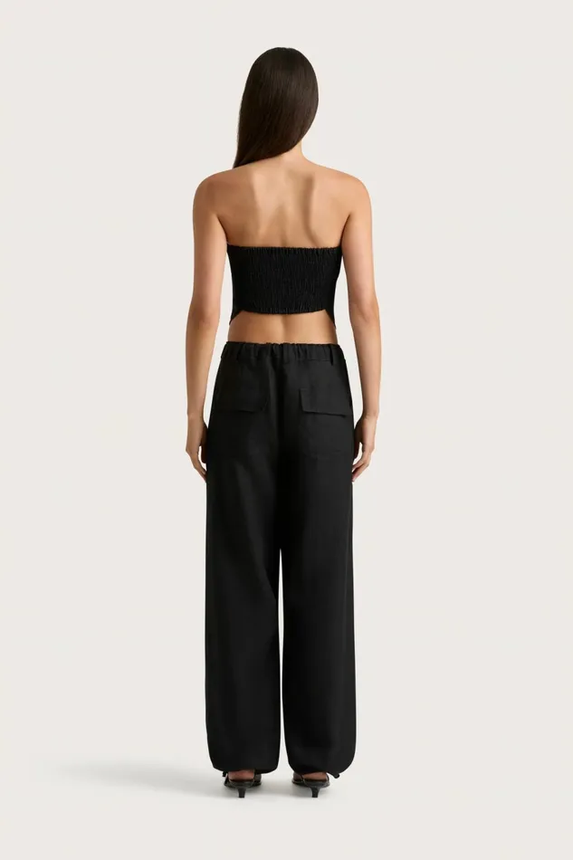 Women Faithfull The Brand Tops Antibes Strapless Top Black