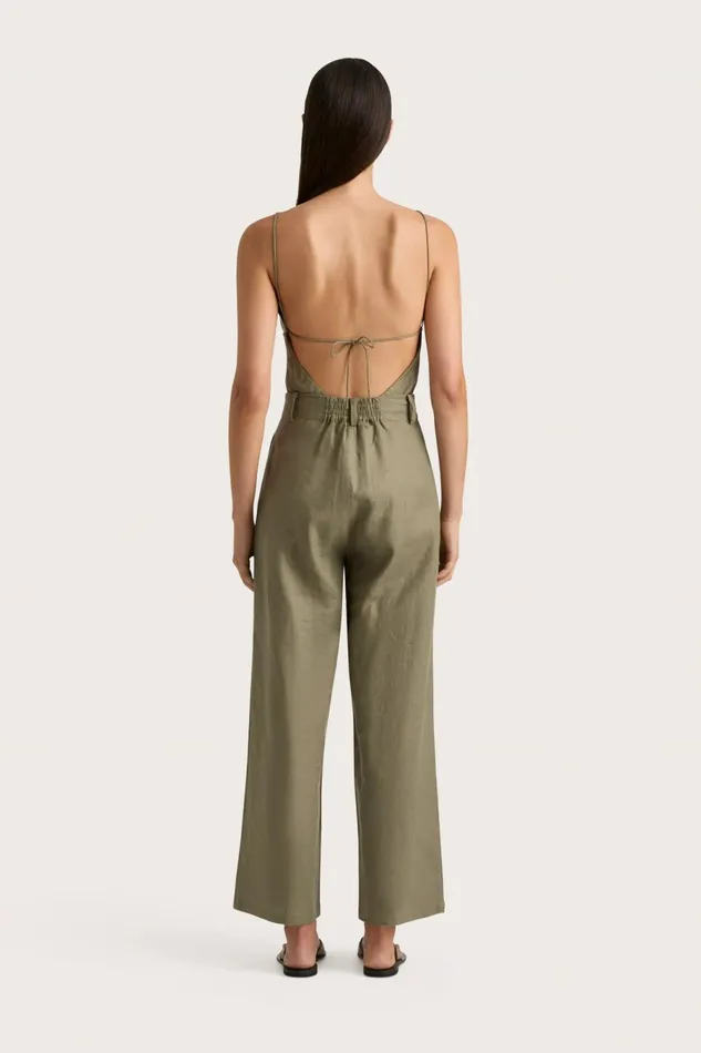 Women Faithfull The Brand Tops Antibes Top Khaki