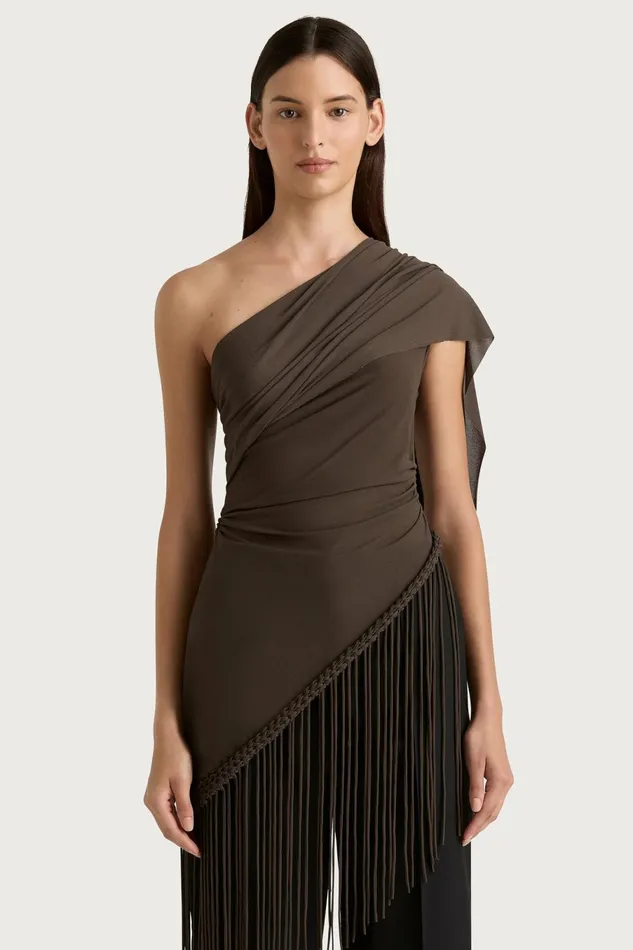 Women Faithfull The Brand Tops Bodil Top Chocolate Brown