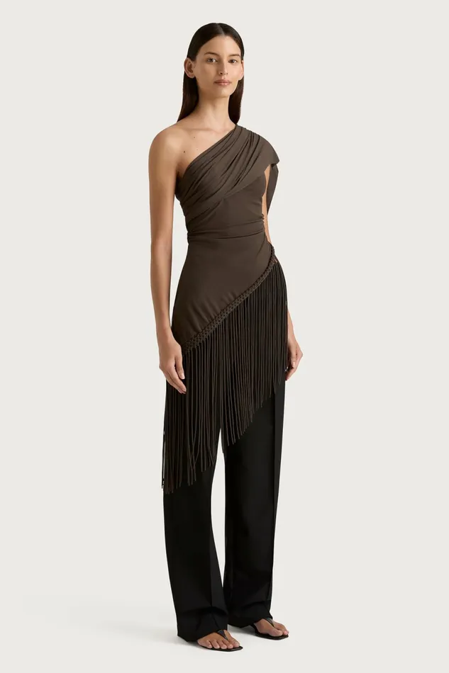 Women Faithfull The Brand Tops Bodil Top Chocolate Brown