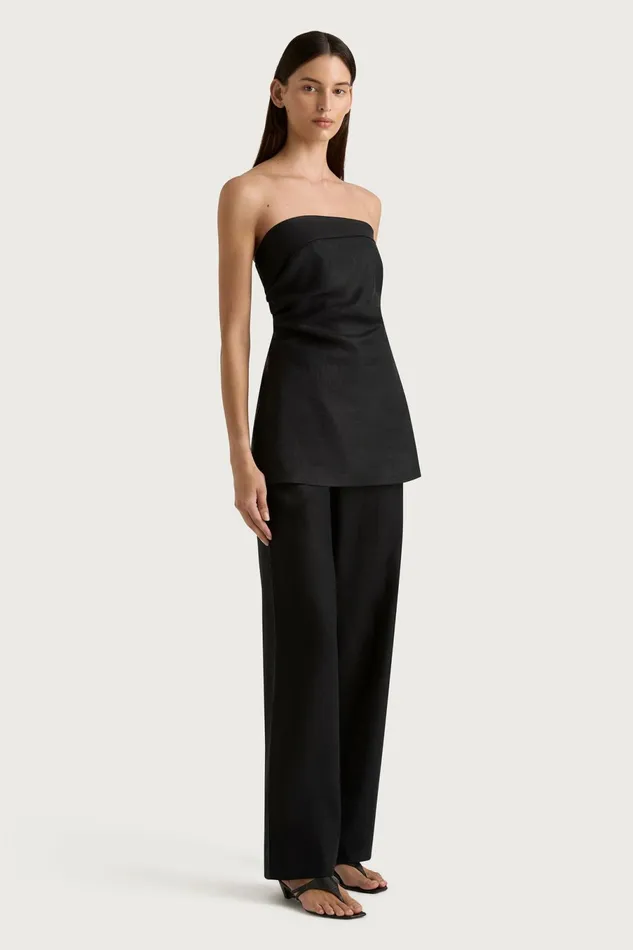 Women Faithfull The Brand Tops Boe Tunic Top Black