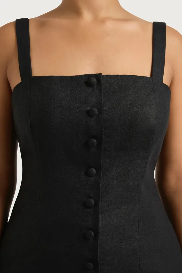 Women Faithfull The Brand Tops Corbiere Vest Black