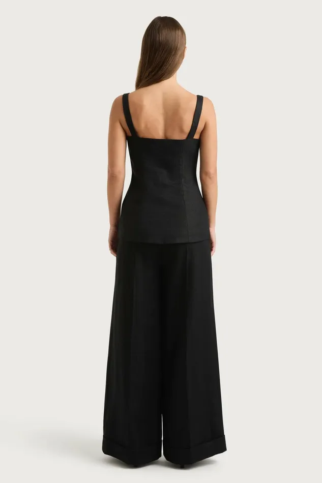 Women Faithfull The Brand Tops Corbiere Vest Black