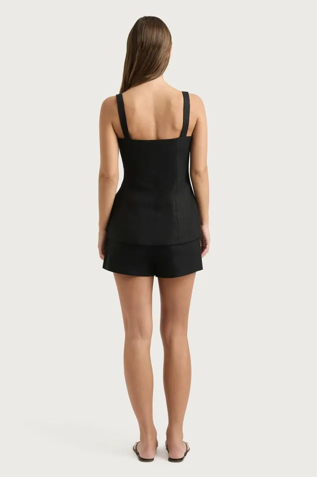 Women Faithfull The Brand Tops Corbiere Vest Black