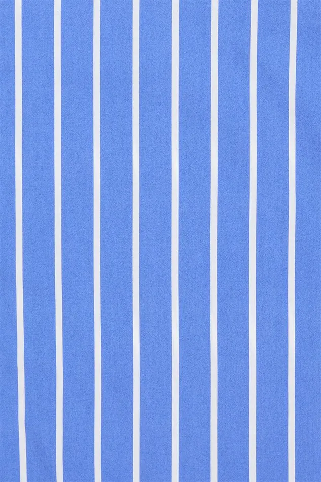 Women Faithfull The Brand Tops Daija Shirt Adia Stripe Ocean Blue 8211 Faithfull The Brand