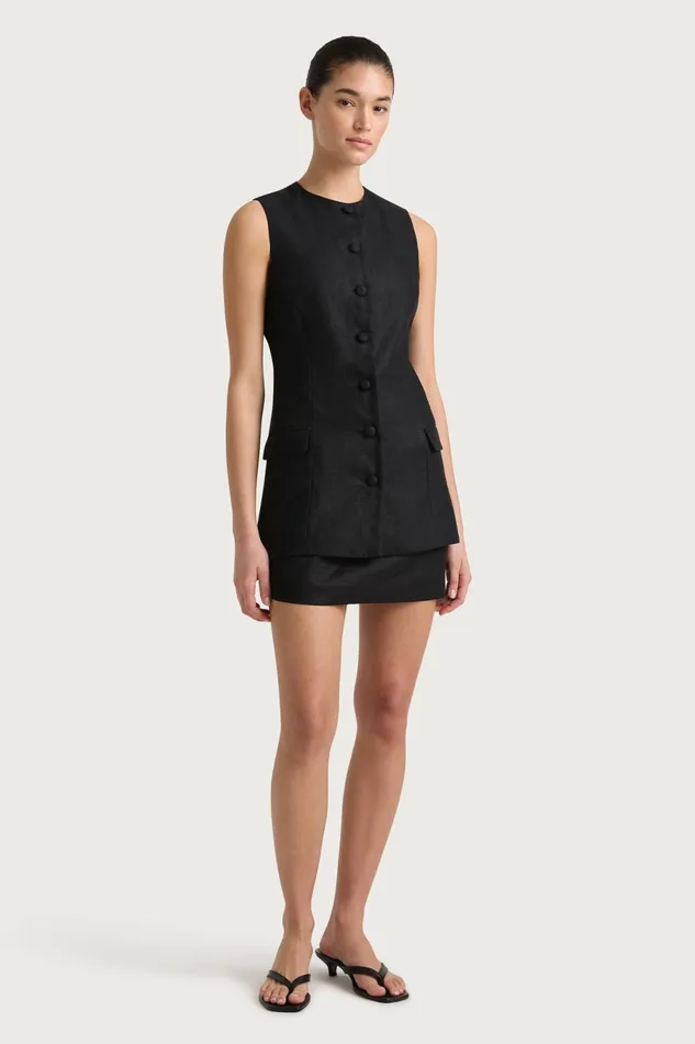 Women Faithfull The Brand Tops Jane Vest Black
