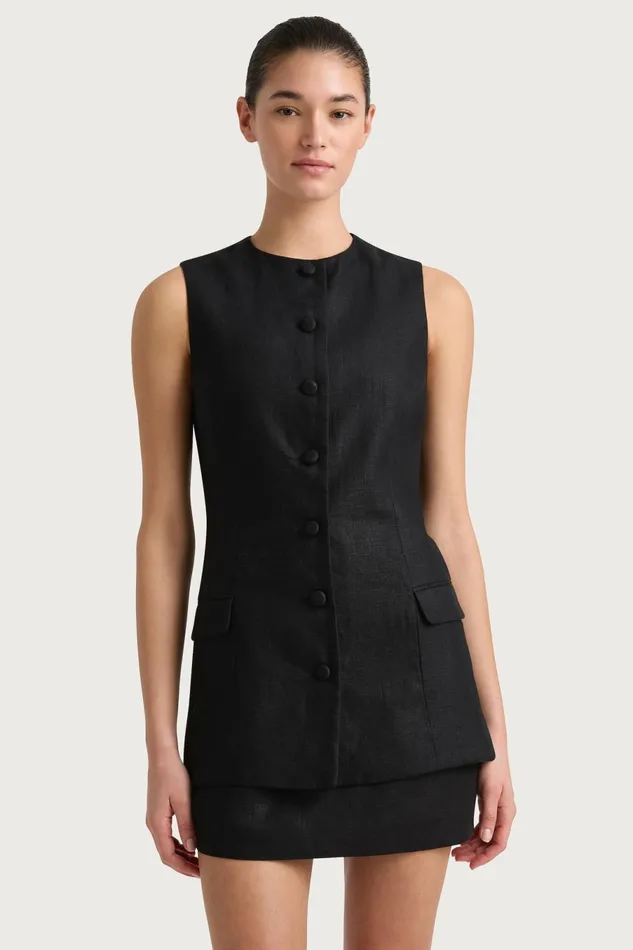 Women Faithfull The Brand Tops Jane Vest Black