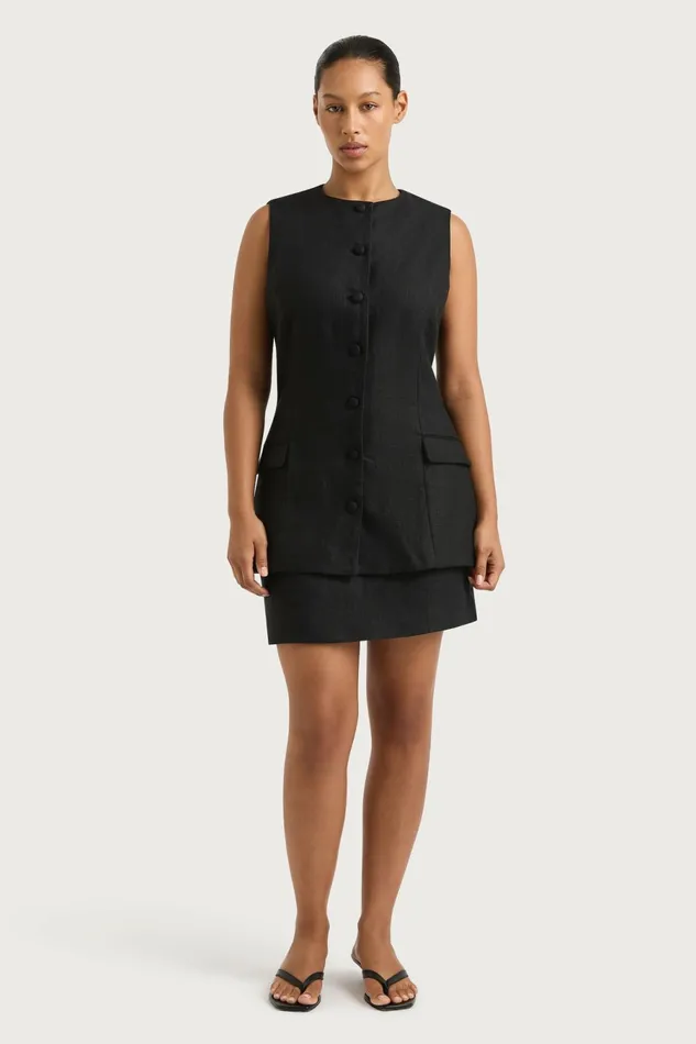 Women Faithfull The Brand Tops Jane Vest Black