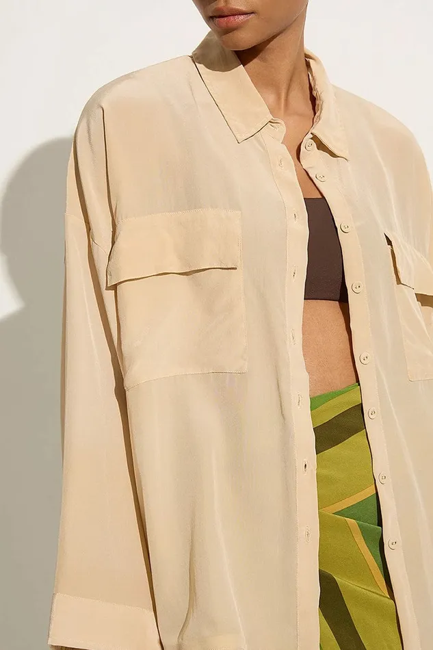 Women Faithfull The Brand Tops Martim Shirt Creme 8211 Faithfull The Brand