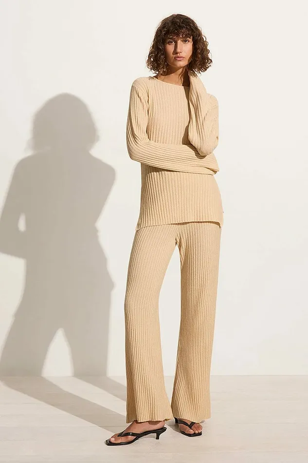 Women Faithfull The Brand Tops Mitras Tunic Top Beige 8211 Faithfull The Brand
