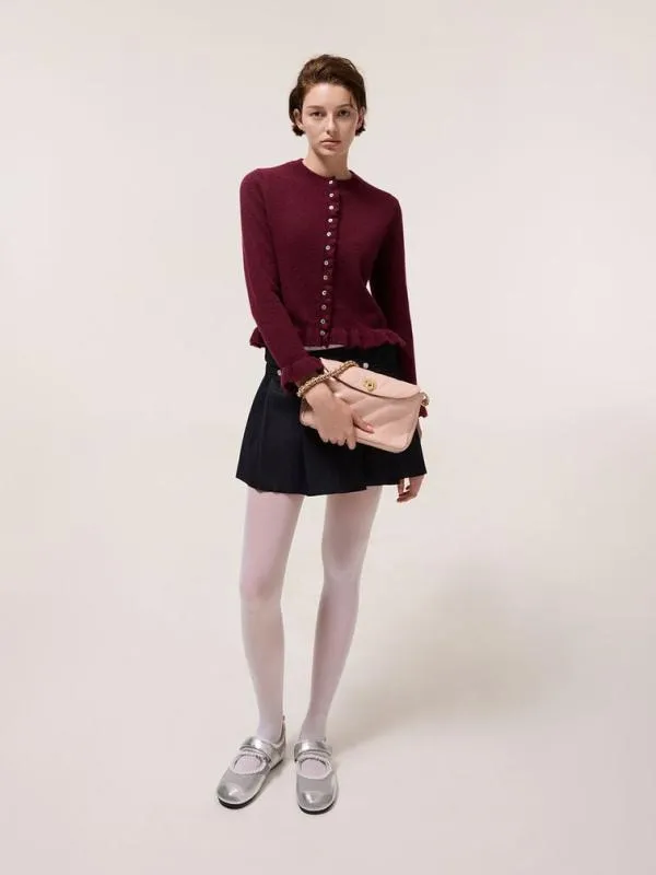 Women Fawn Panelled Front Flap ChainHandle Bag 8211 Light Pink CHARLES and KEITH Shoulder Bags