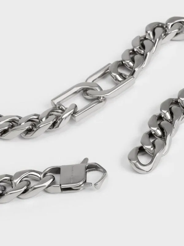 Women Gabine ChainLink Choker Necklace 8211 Silver CHARLES and KEITH Necklaces Women Gabine ChainLink Choker Necklace 8211 Silver CHARLES and KEITH Necklaces