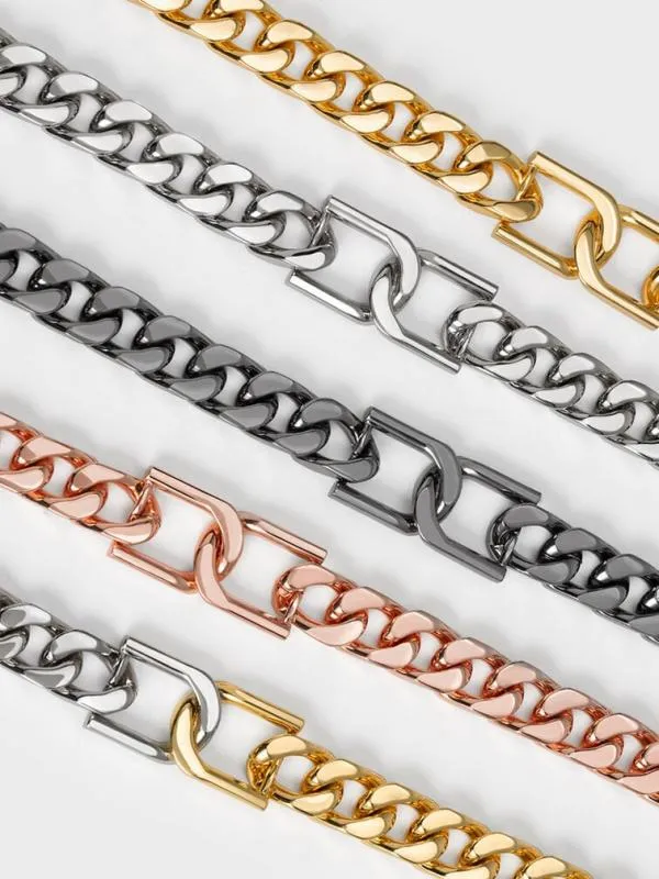 Women Gabine ChainLink Choker Necklace 8211 Silver CHARLES and KEITH Necklaces Women Gabine ChainLink Choker Necklace 8211 Silver CHARLES and KEITH Necklaces