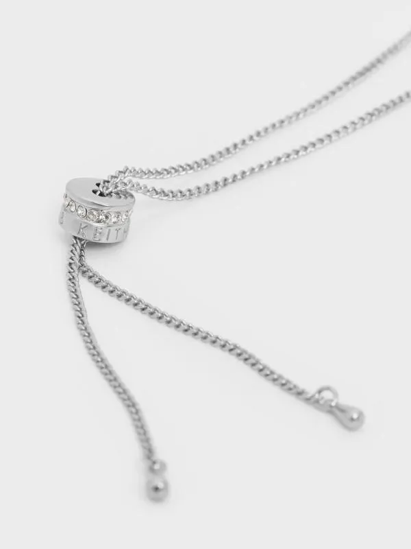 Women Gabine Necklace 8211 Silver CHARLES and KEITH Necklaces Women Gabine Necklace 8211 Silver CHARLES and KEITH Necklaces