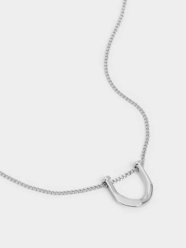Women Gabine Necklace 8211 Silver CHARLES and KEITH Necklaces Women Gabine Necklace 8211 Silver CHARLES and KEITH Necklaces