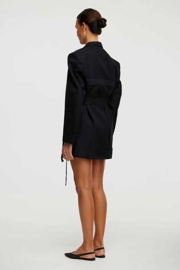 Women GENNON BLAZER DRESS Black Acler Outerwear